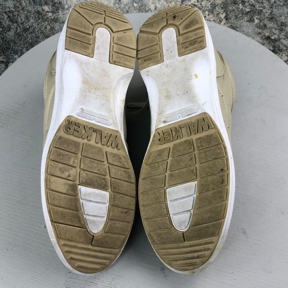 Propet Women's Size 10 AA (N) Washable Walker Tan White Lace-Up Sneakers Shoes - Picture 9 of 12